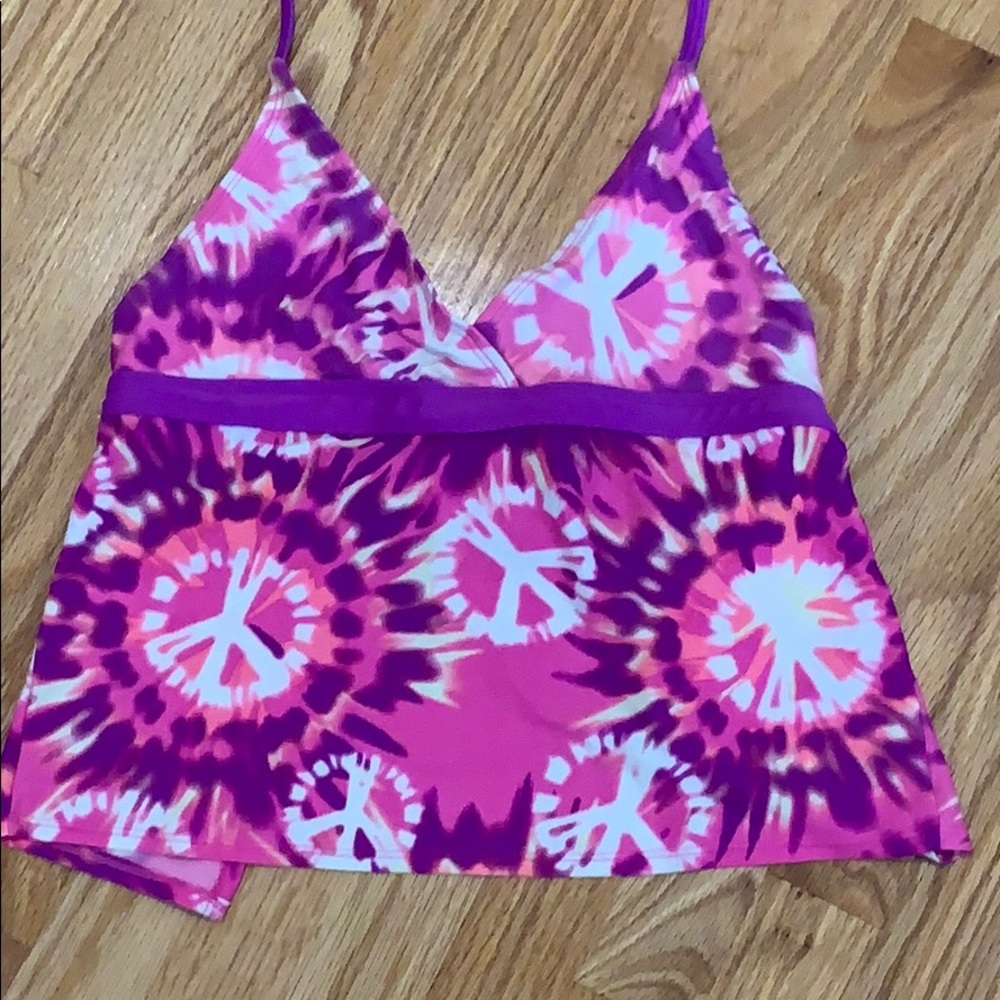 Tie Dye kid’s tankini top